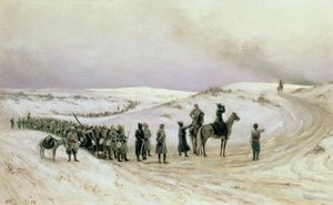 Bulgarije, een scène uit de Russisch-Turkse Oorlog van 1877-78